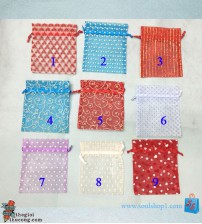 Túi Thơm (túi vải dây rút đựng quà) - 12 x 15 cm